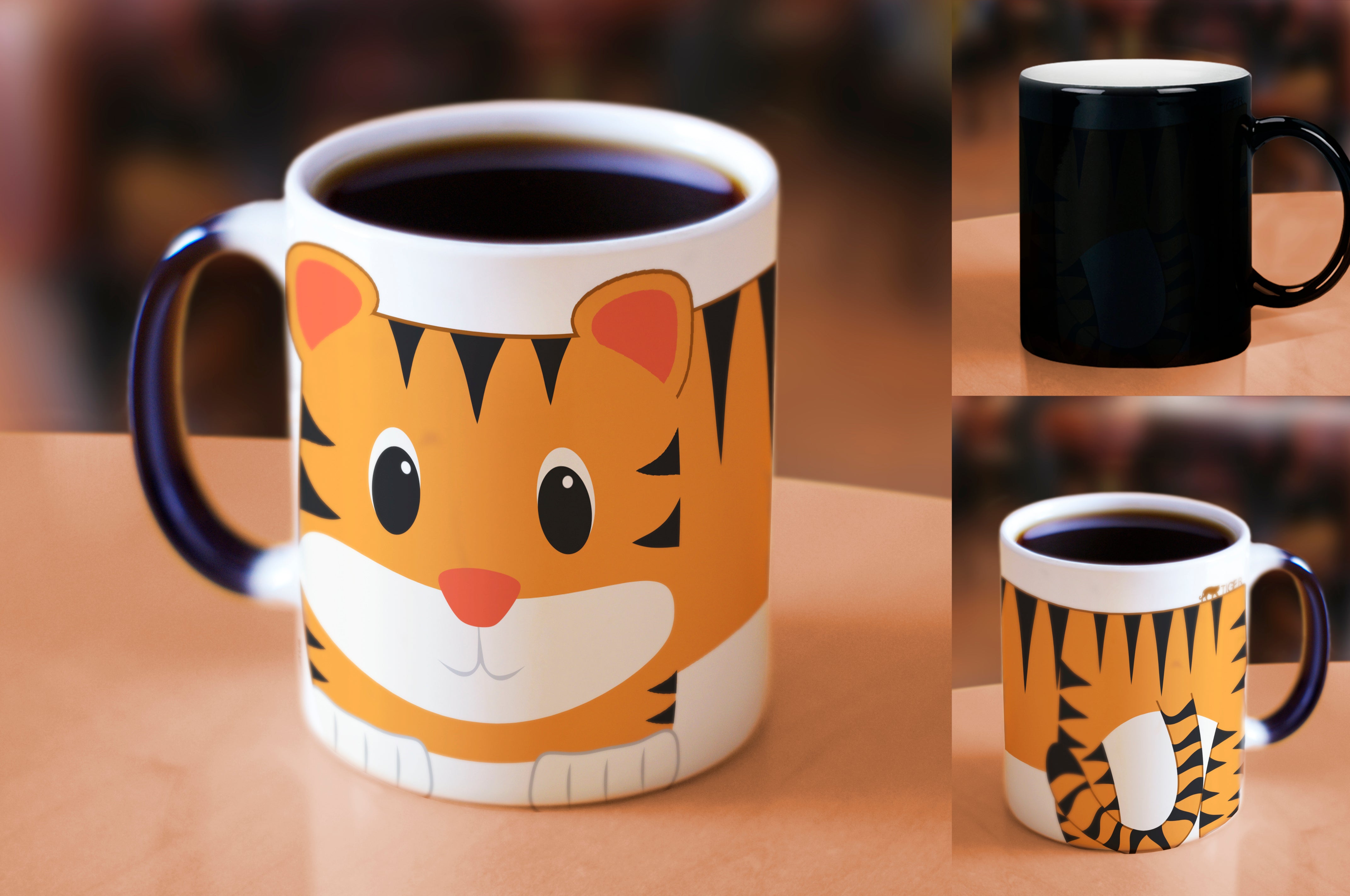 Tiger Morphing Mugs®  Heat-Sensitive Mug MMUG119